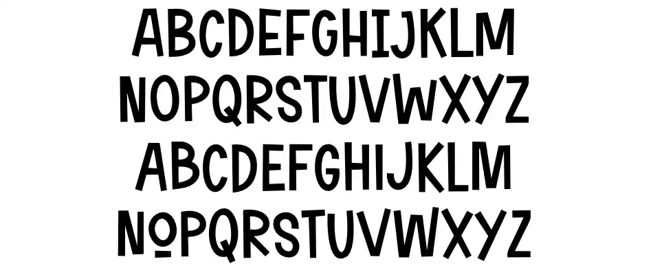 Sunday & Monday Espécimes Sunday & Mondayfont specimens