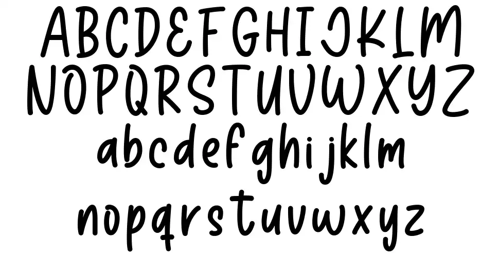Sweater Weatherfont specimens