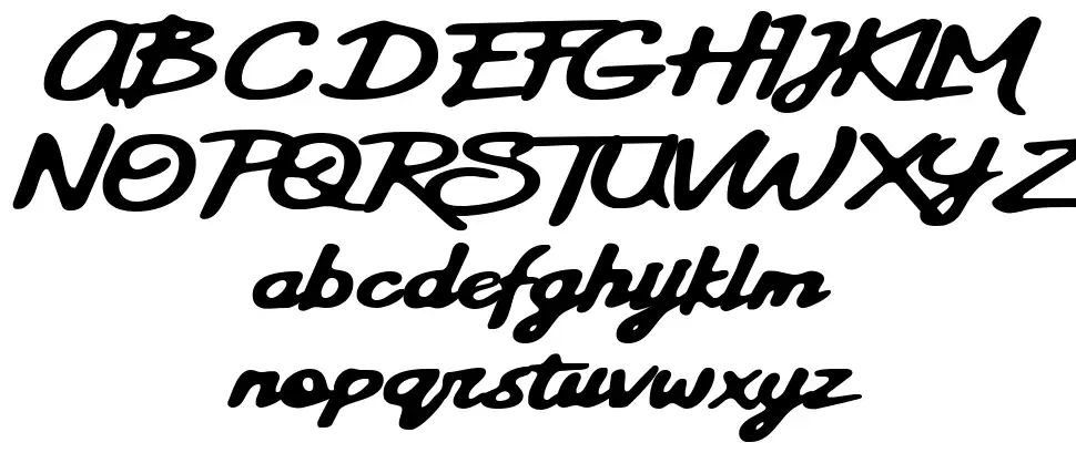 Sweetlandfont specimens
