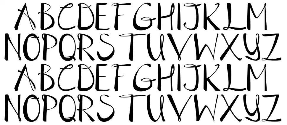 Table Air Lampfont specimens