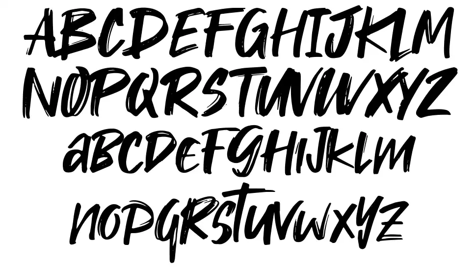 Takotafont specimens