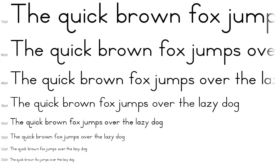 TC KidsType Cascata TC KidsTypefont waterfall