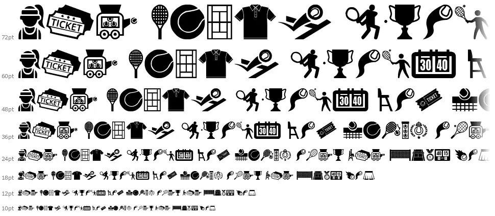 Tennisfont waterfall