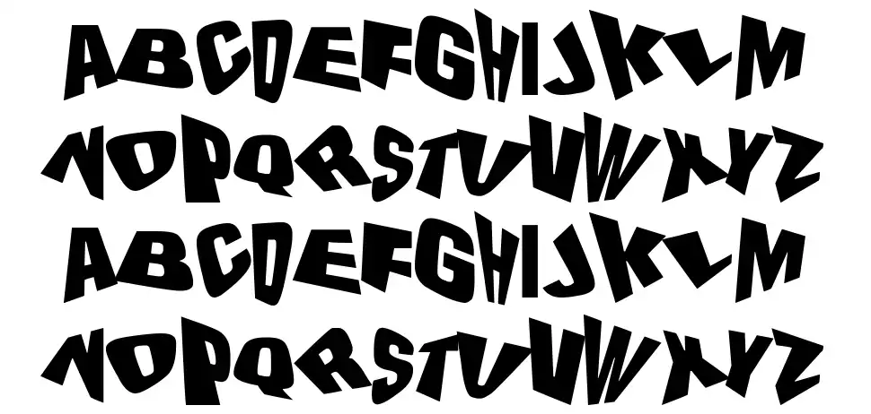 The Drunk Designerfont specimens