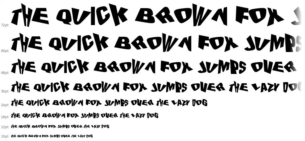 The Drunk Designerfont waterfall