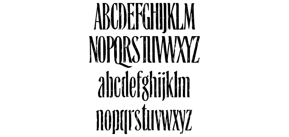 The French Quarterfont specimens