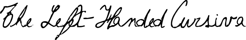 The Left-Handed Cursiva