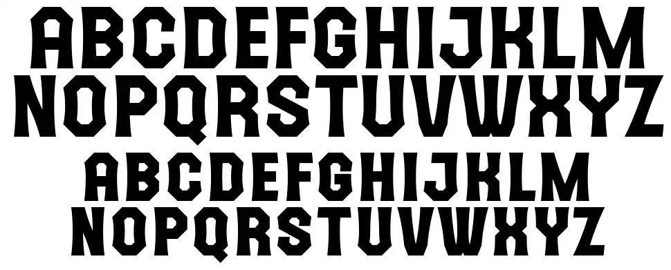 The October Twofont specimens