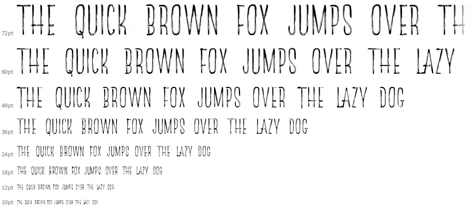 The Redlight Linefont waterfall