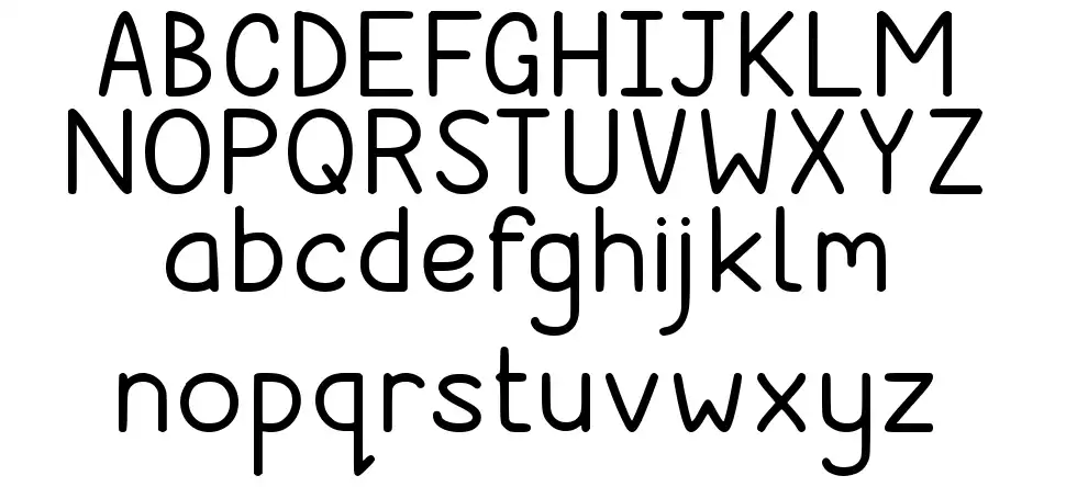 The Students Teacherfont specimens