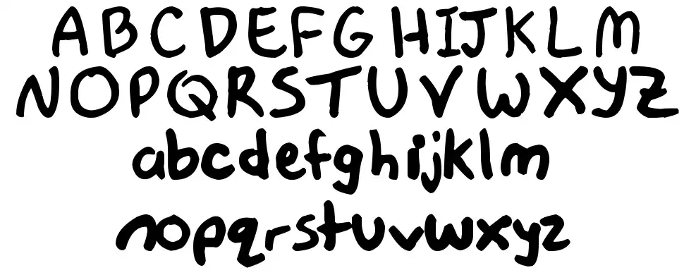 This font is not a typefacefont specimens