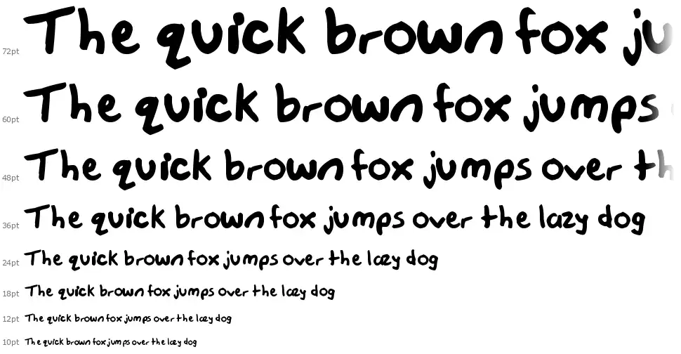 This font is not a typefacefont waterfall