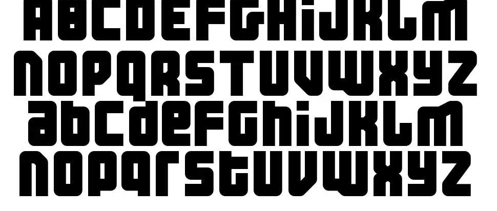 Three the Hard Wayfont specimens