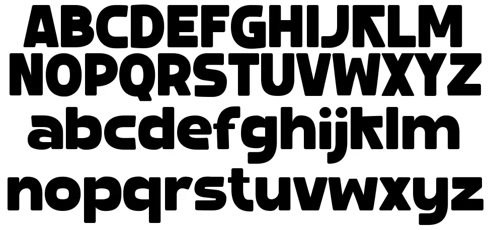 Thumbfont specimens