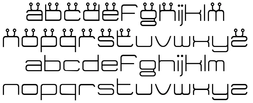 Tidy Curve TVfont specimens