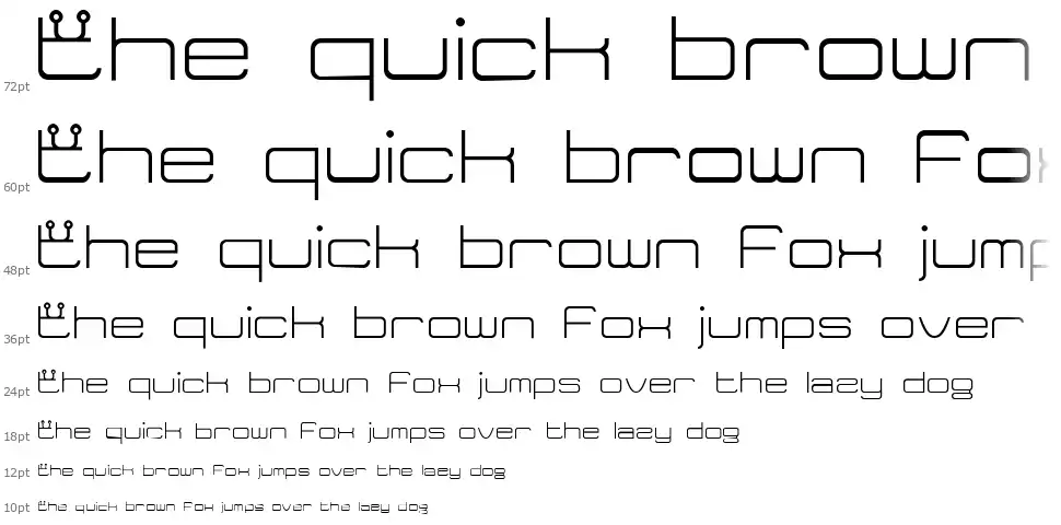 Tidy Curve TVfont waterfall