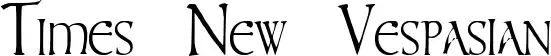Times New Vespasian