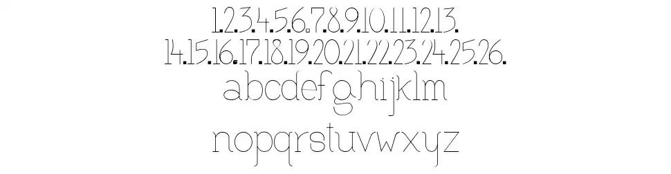 To whom it may concern typefont specimens