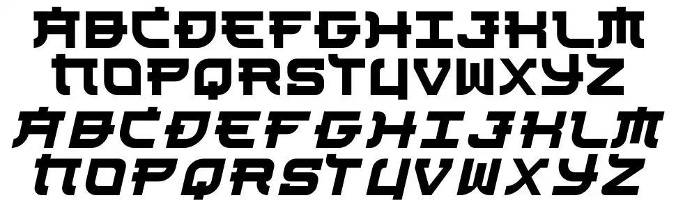 Tokyo Midnightfont specimens