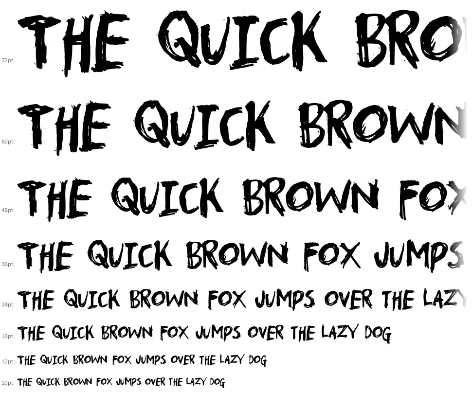 Troublemarkerfont waterfall