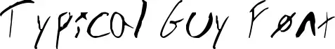 Typical Guy Font