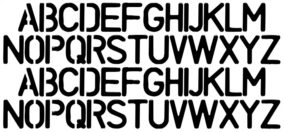Unconform Roundfont specimens