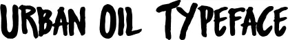 Urban Oil Typeface