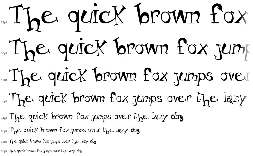 Varietyfont waterfall