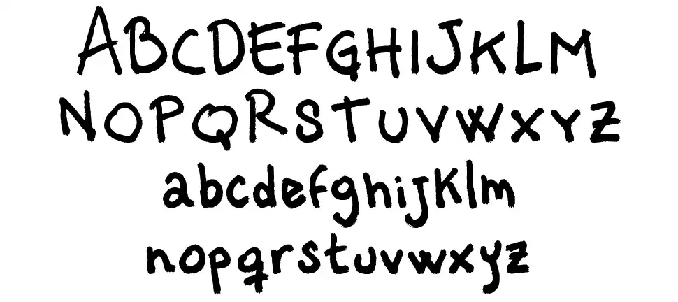 Vastorga Bold Letterfont specimens