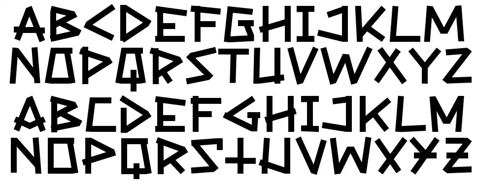 Victoriusfont specimens