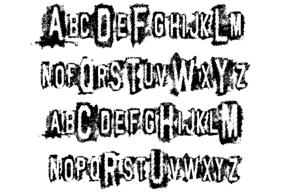 VTKS Controlfont specimens