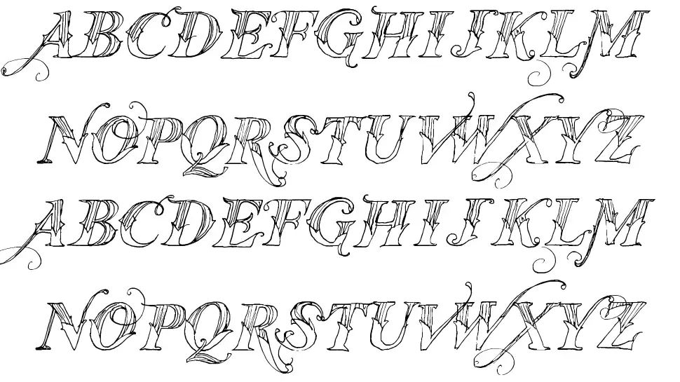 Vtks Thanks Youfont specimens