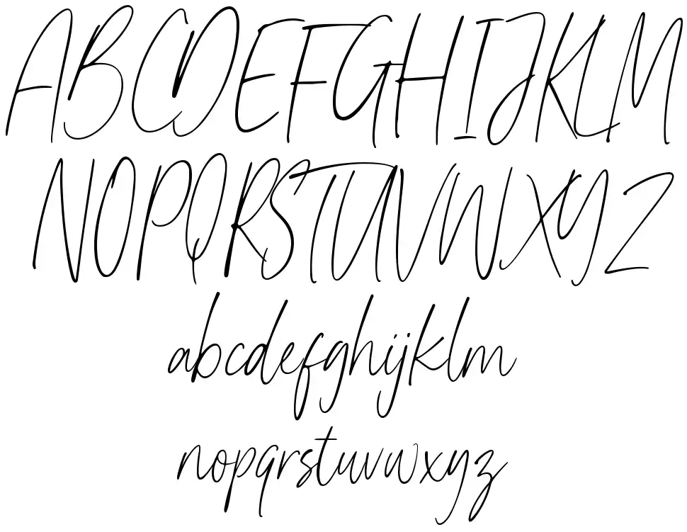 Walkoutfont specimens