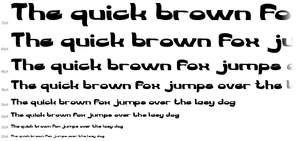 We Are The Wordfont waterfall