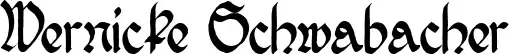 Wernicke Schwabacher