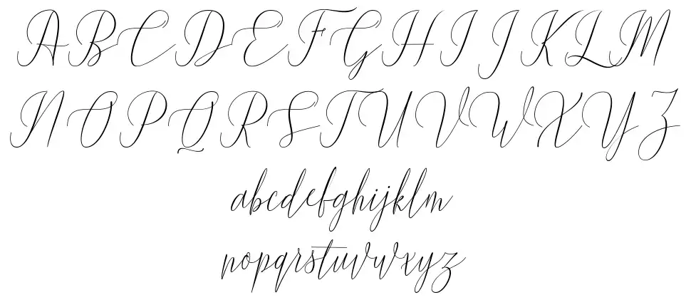 Wettingfont specimens