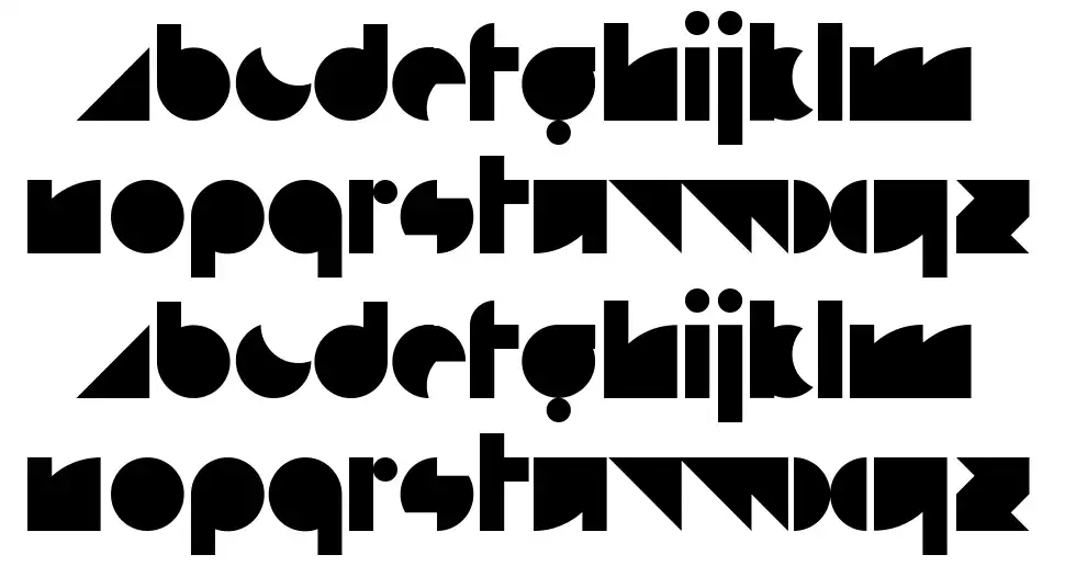 White Rabbitfont specimens