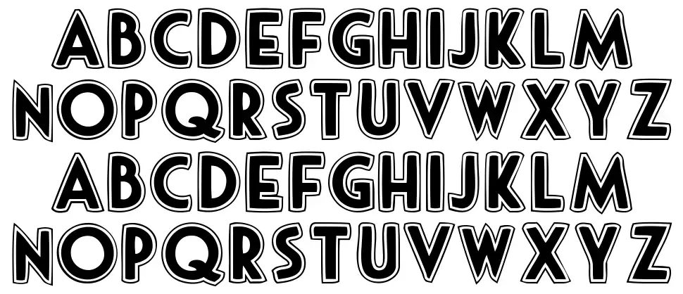 Woodcutter Executivefont specimens