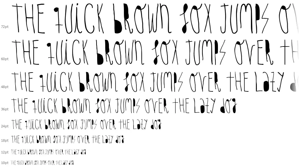 Woodcutter Hand Lightfont waterfall