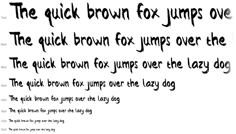 Wrongfont waterfall