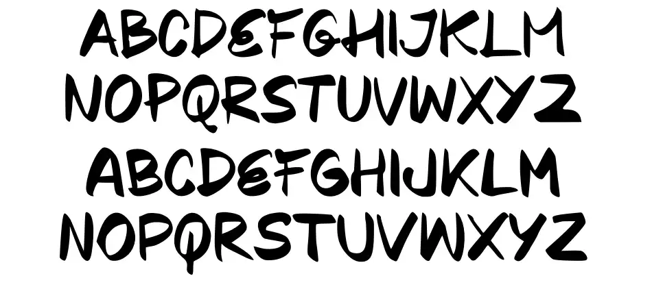 Wrongz Espécimes Wrongzfont specimens