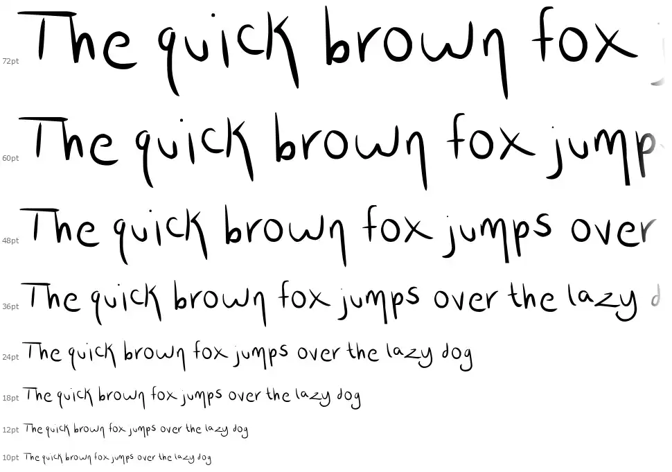 Wrttyfont waterfall