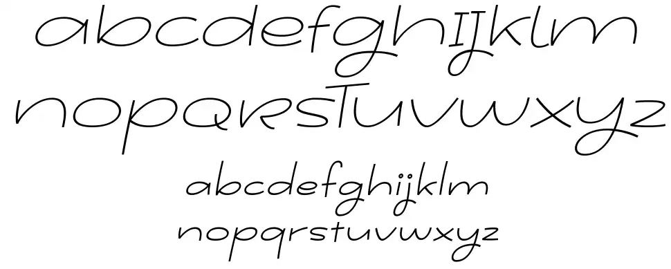 Youthing October Fourteenfont specimens