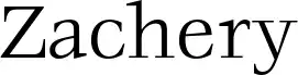 Zachery